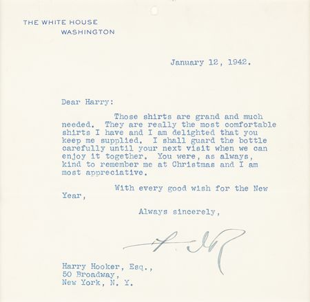 Lot #102 Franklin D. Roosevelt Typed Letter Signed as President - Image 2