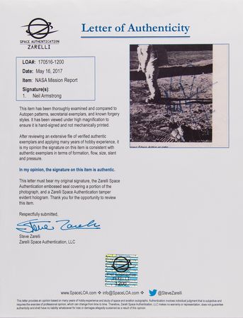 Lot #365 Neil Armstrong (2) Signed Items - Image 4