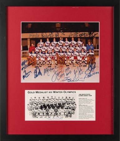 Lot #730 Miracle on Ice (2) Signed Photographs