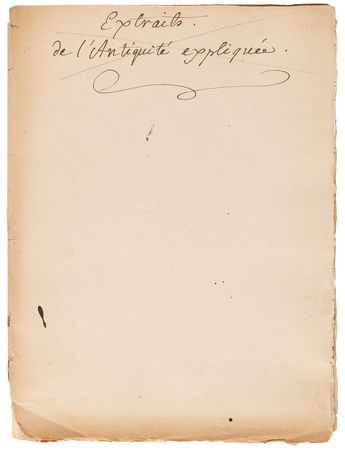 Lot #181 Jean-Jacques Rousseau Handwritten Manuscripts on Isabella of Valois and Pope Sixtus V - Image 2