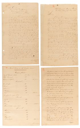 Lot #120 Simon Bolivar Letter Signed to Commodore Isaac Hull, Promising to 
