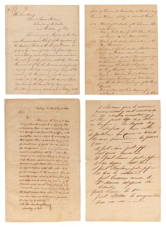 Lot #120 Simon Bolivar Letter Signed to Commodore Isaac Hull, Promising to 