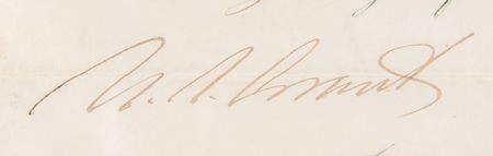 Lot #14 U. S. Grant Document Signed as President, Recognizing a Cavalryman 