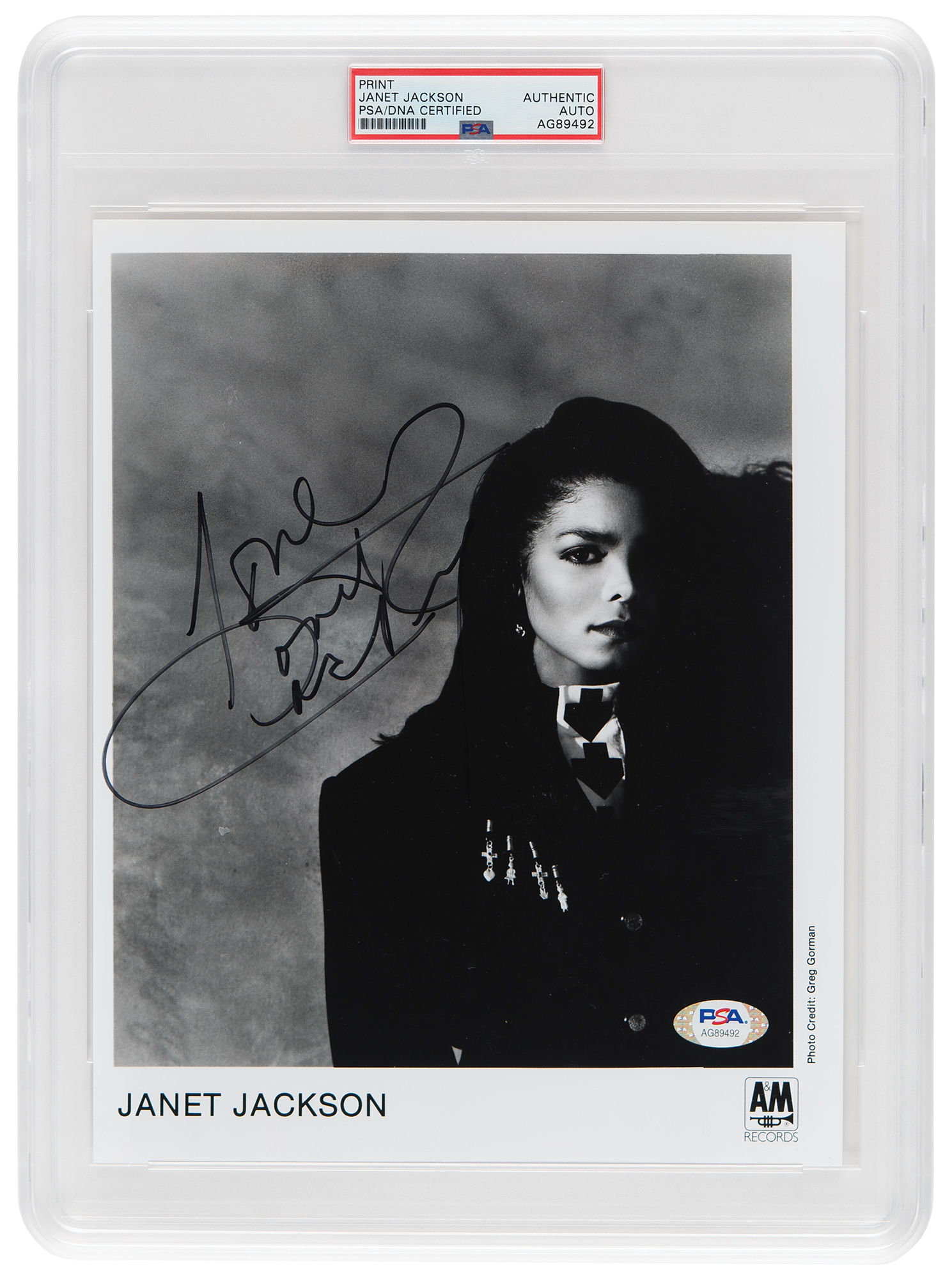 Janet Jackson Signed Photograph | RR Auction