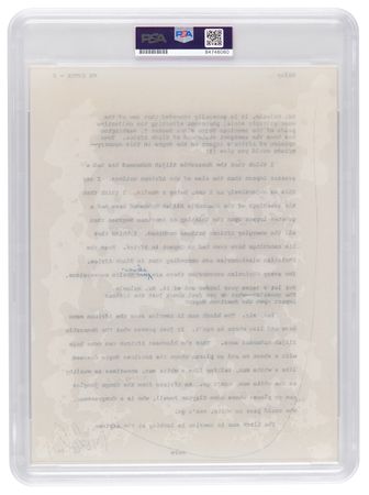 Lot #1058 Malcolm X Signed Page for Alex Haley’s 1963 Playboy Interview - PSA NM-MT 8 - Image 2