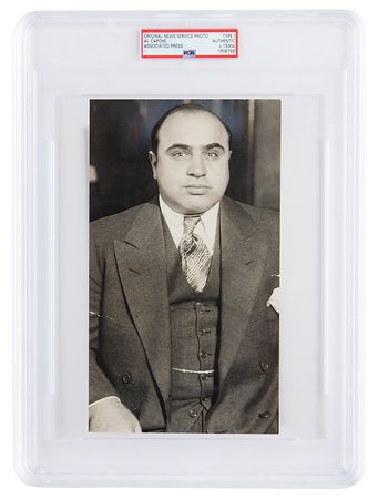 Lot #1074 Al Capone Original 'Type I' Photograph
