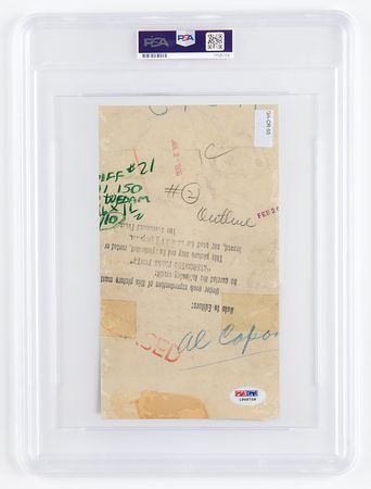 Lot #1074 Al Capone Original 'Type I' Photograph - Image 2