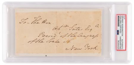Lot #1002 George Washington Hand-Addressed