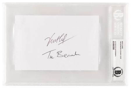 Lot #1086 Vint Cerf and Tim Berners-Lee Signatures