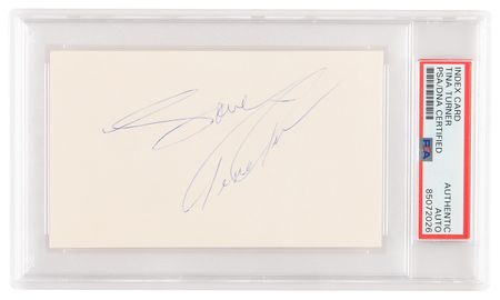 Lot #1201 Tina Turner Signature