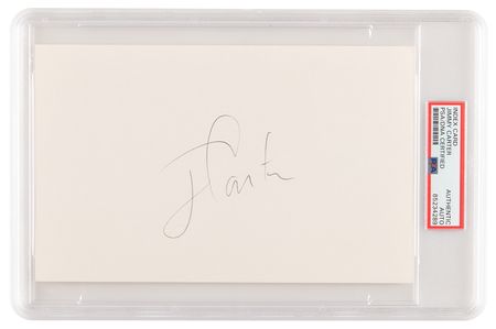 Lot #1016 Jimmy Carter Signature