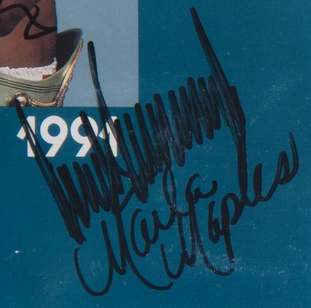 Lot #1046 Donald Trump and LeRoy Neiman Signed Boxing Program (1991) - Image 3