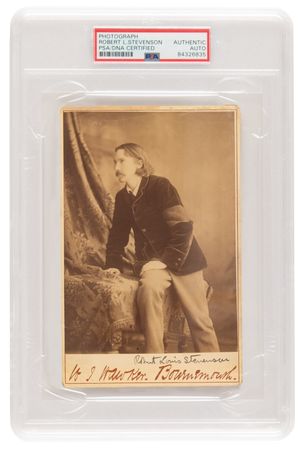 Lot #1158 Robert Louis Stevenson Signed Photograph - Image 1