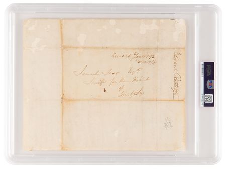 Lot #1104 Edward Rutledge Autograph Letter Signed - Image 2