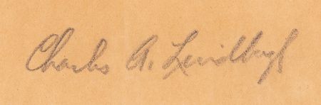 Lot #1128 Charles Lindbergh Autograph Letter Signed After His Son's Kidnapping, Ordering Reporters to Leave: 