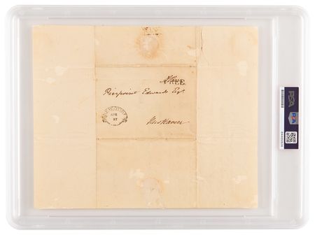 Lot #1082 Aaron Burr Autograph Letter Signed - Image 3