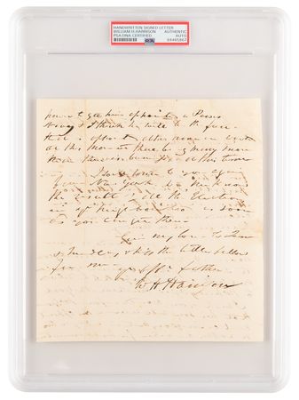 Lot #1004 William Henry Harrison Autograph Letter