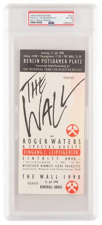 Lot #1199 Pink Floyd: Roger Waters 1990 'The Wall'