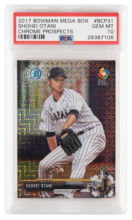 Lot #1261 2017 Bowman Mega Box Chrome Prospects