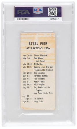 Lot #1297 Beatles 1966 John F. Kennedy Stadium Philadelphia Ticket Stub - PSA GOOD 2 - Image 2