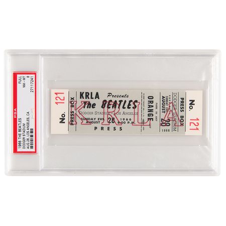 Lot #1306 Beatles 1966 Dodger Stadium Concert