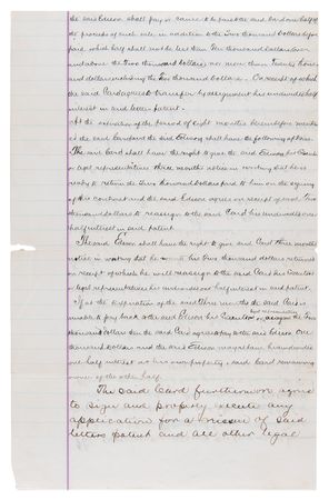 Lot #4012 Thomas Edison Document Signed for Electric Meter Patent - Used in Developing the Electric Light - Image 3