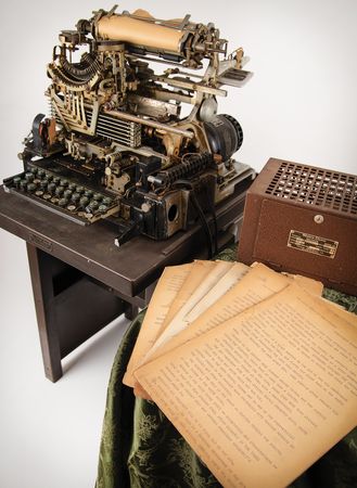 Lot #4026 World War II Teletype Archive with Model