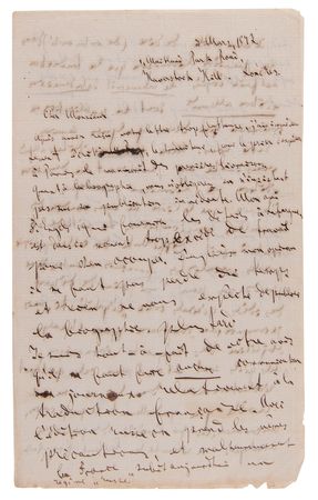 Lot #4022 Karl Marx Autograph Letter Signed on the French Edition of Das Kapital: 