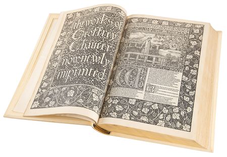 Lot #4032 Kelmscott Chaucer: The Works of Geoffrey