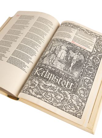 Lot #4032 Kelmscott Chaucer: The Works of Geoffrey Chaucer by Kelmscott Press (1896) - 'The finest book since Gutenberg' - Image 3
