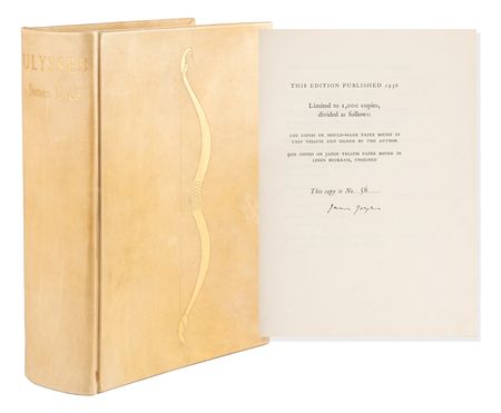 Lot #4035 James Joyce Signed Book - Ulysses (Limited Edition, 1936) - Image 1