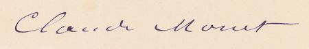 Lot #4031 Claude Monet Autograph Letter Signed on Manet's 'Olympia' - Image 3