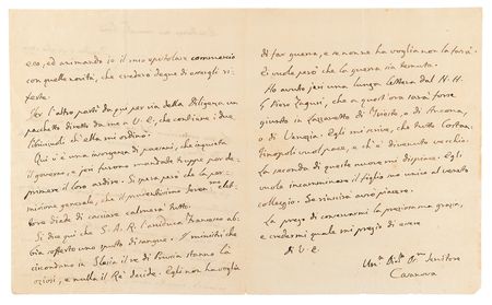 Lot #4033 Giacomo Casanova Rare Autograph Letter Signed on European Wars and Politics - Image 2