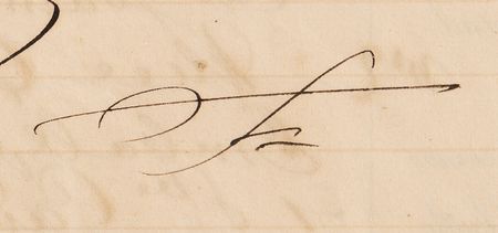 Lot #4048 Louis Vuitton Autograph Document Signed - Penned for a Founding Father's Descendent - Image 3