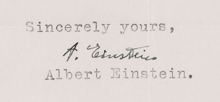 Lot #4016 Albert Einstein Rare Typed Letter Signed Writing His Famous E=Mc2 Equation - Image 2