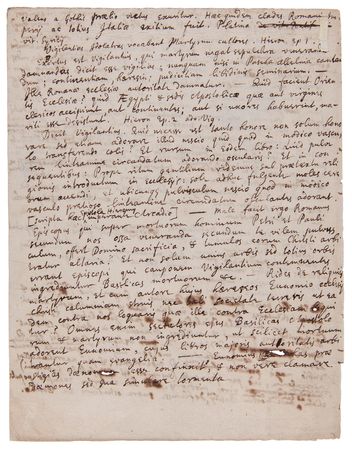 Lot #4007 Isaac Newton Handwritten Manuscript Criticizing Religion and the Papacy - Image 3