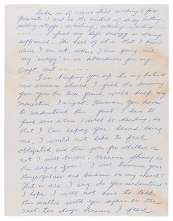Lot #4047 Bruce Lee Autograph Letter Signed (1971) ? The Martial Artist Writes About 'The Silent Flute,' Borrowing Money, and His Career-Saving 