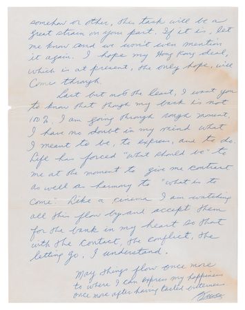 Lot #4047 Bruce Lee Autograph Letter Signed (1971) ? The Martial Artist Writes About 'The Silent Flute,' Borrowing Money, and His Career-Saving 