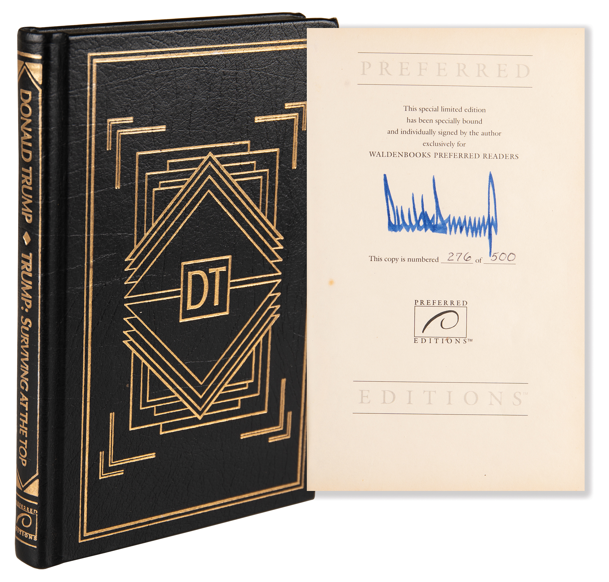 Donald Trump Signed Limited Edition Book - Surviving at the