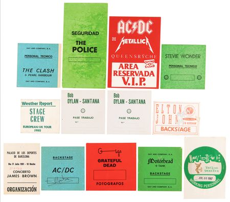 Lot #548 Rock and Roll 1980s Autograph Book with Bob Dylan, The Clash, AC/DC, Ramones, and  (200+) More - Image 11