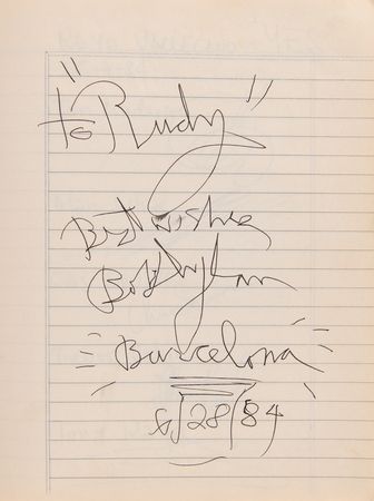 Lot #548 Rock and Roll 1980s Autograph Book with Bob Dylan, The Clash, AC/DC, Ramones, and  (200+) More - Image 2