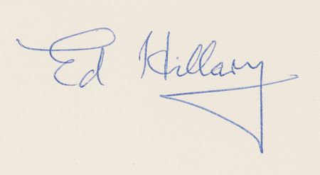 Lot #179 Edmund Hillary Signed Book - High Adventure - Image 2
