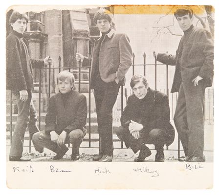 Lot #549 Rolling Stones Signed Fan Club Promo Card (c. 1963) - Image 3
