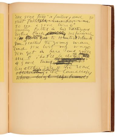 Lot #412 Richard Harding Davis Autograph Manuscript Signed - Draft for 'The Boy Scout' - Image 4
