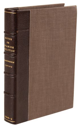 Lot #427 Washington Irving Handwritten Notebook on Politics in Spain, Where He Served as United States Ambassador - Image 12