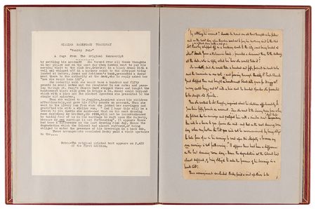 Lot #445 William Makepeace Thackeray Original Illustration and Handwritten Manuscript Page from Vanity Fair - Image 3