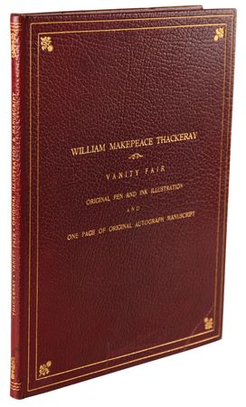 Lot #445 William Makepeace Thackeray Original Illustration and Handwritten Manuscript Page from Vanity Fair - Image 5