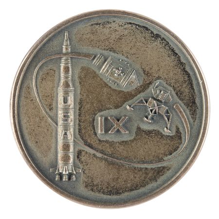 Lot #289 Apollo 9 Flown Robbins Medallion - Image 1