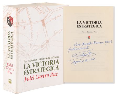 Lot #153 Fidel Castro Signed Book - The Strategic Victory - Image 1