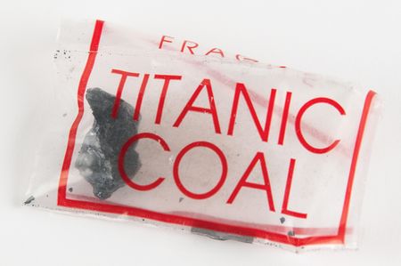 Lot #247 Titanic: Coal Piece Recovered from Wreck Site - Image 1